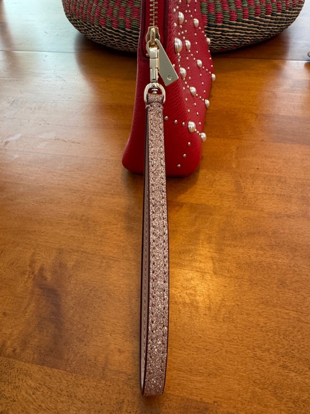 Kate Spade pearl-studded wristlet - Picture 3 of 6